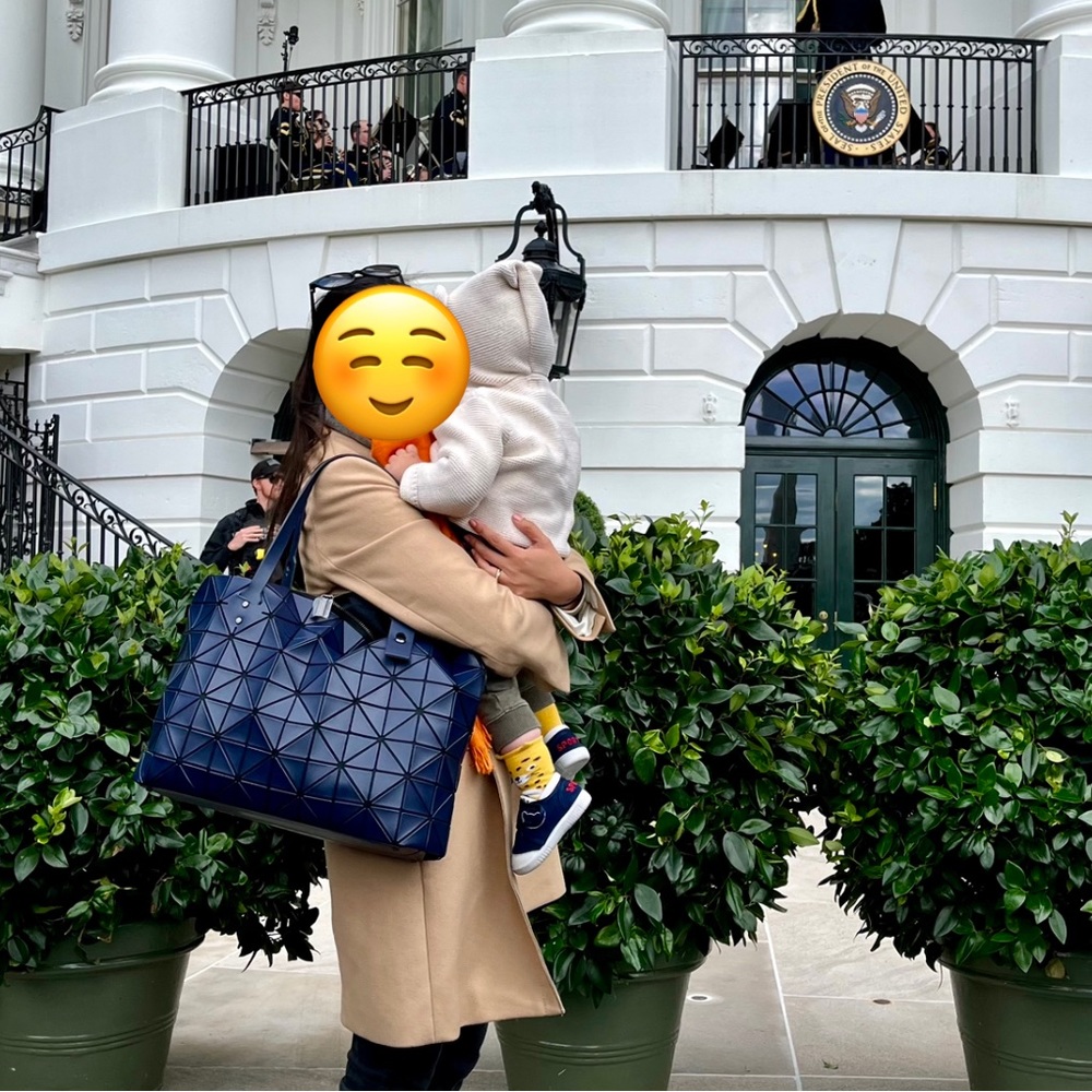 Bao Bao Issey Miyake Rock Tote, Navy